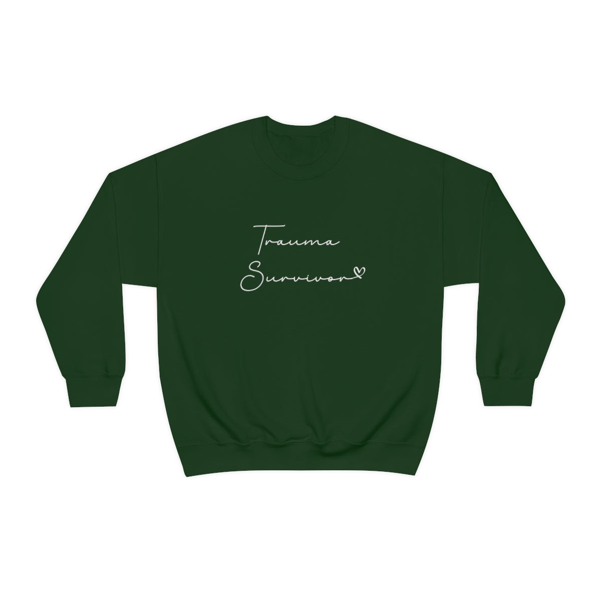 Trauma Survivor Crewneck Sweater Inspirational Sweatshirt, Sweater, Motivational Sweater, Gift For Women, Trauma Recovery