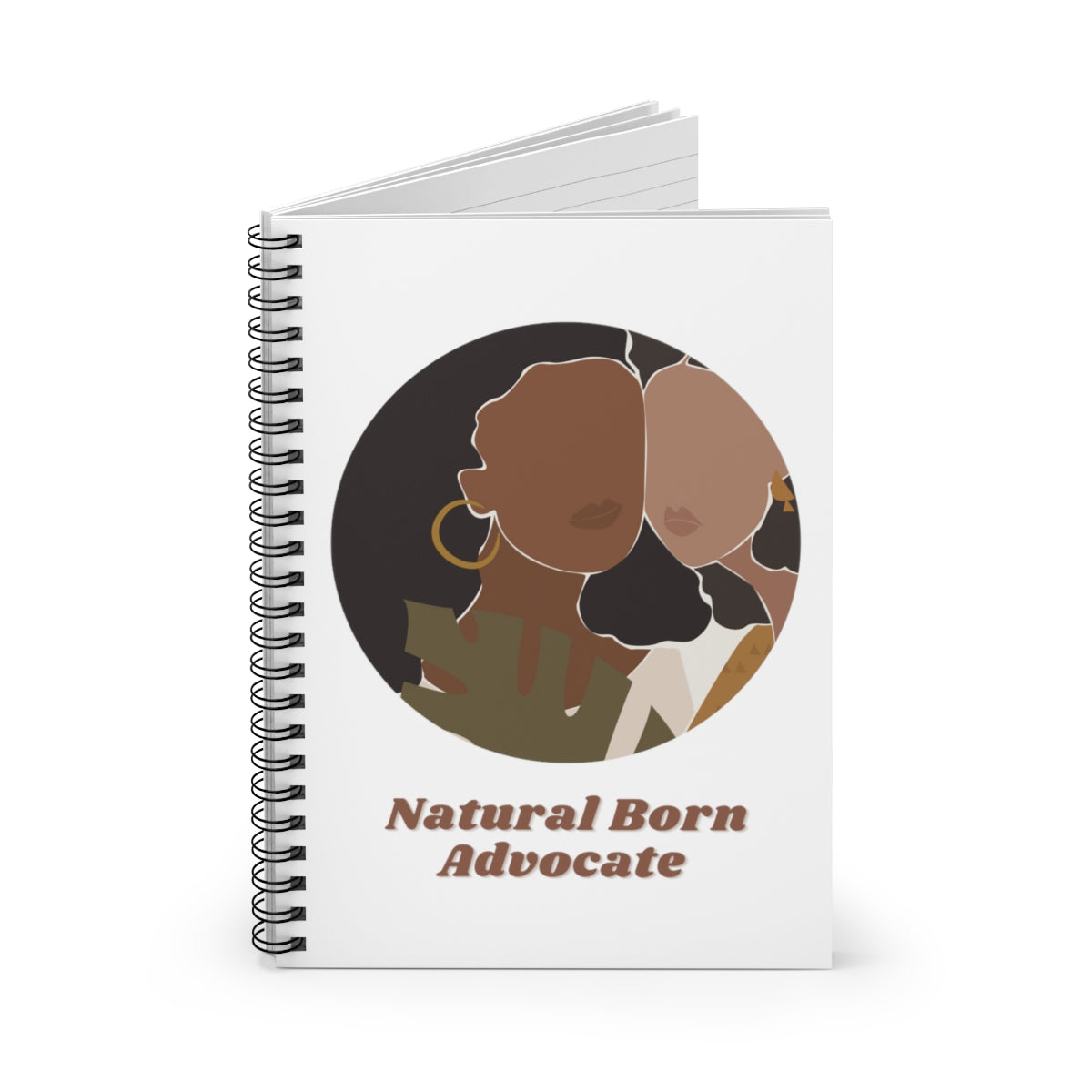 Natural Born Advocate Motivational Durable Journal- Motivational Notebook, Inspirational Notebooks, Women’s Inspirational Journal, Self-Care Gift for Friends, Daily Motivational Journal