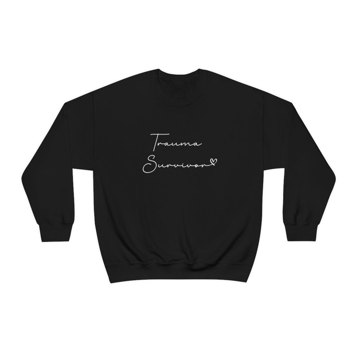 Trauma Survivor Crewneck Sweater Inspirational Sweatshirt, Sweater, Motivational Sweater, Gift For Women, Trauma Recovery