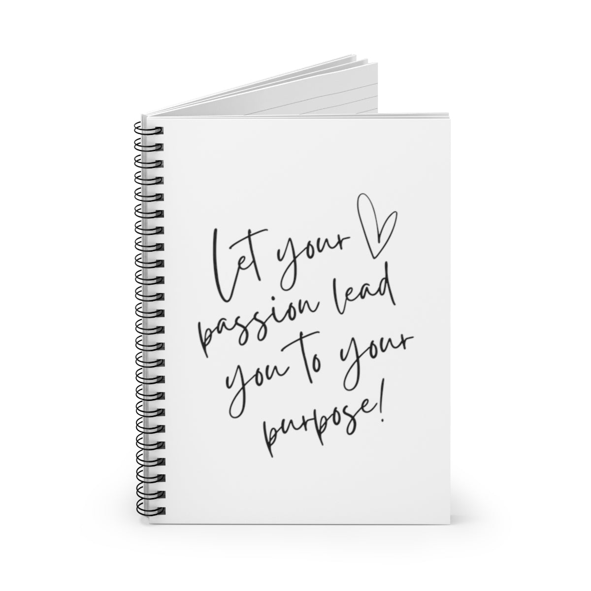 Let Your Passion Motivational Durable Journal- Motivational Notebook, Inspirational Notebooks, Women’s Inspirational Journal, Self-Care Gift for Friends, Daily Motivational Journal