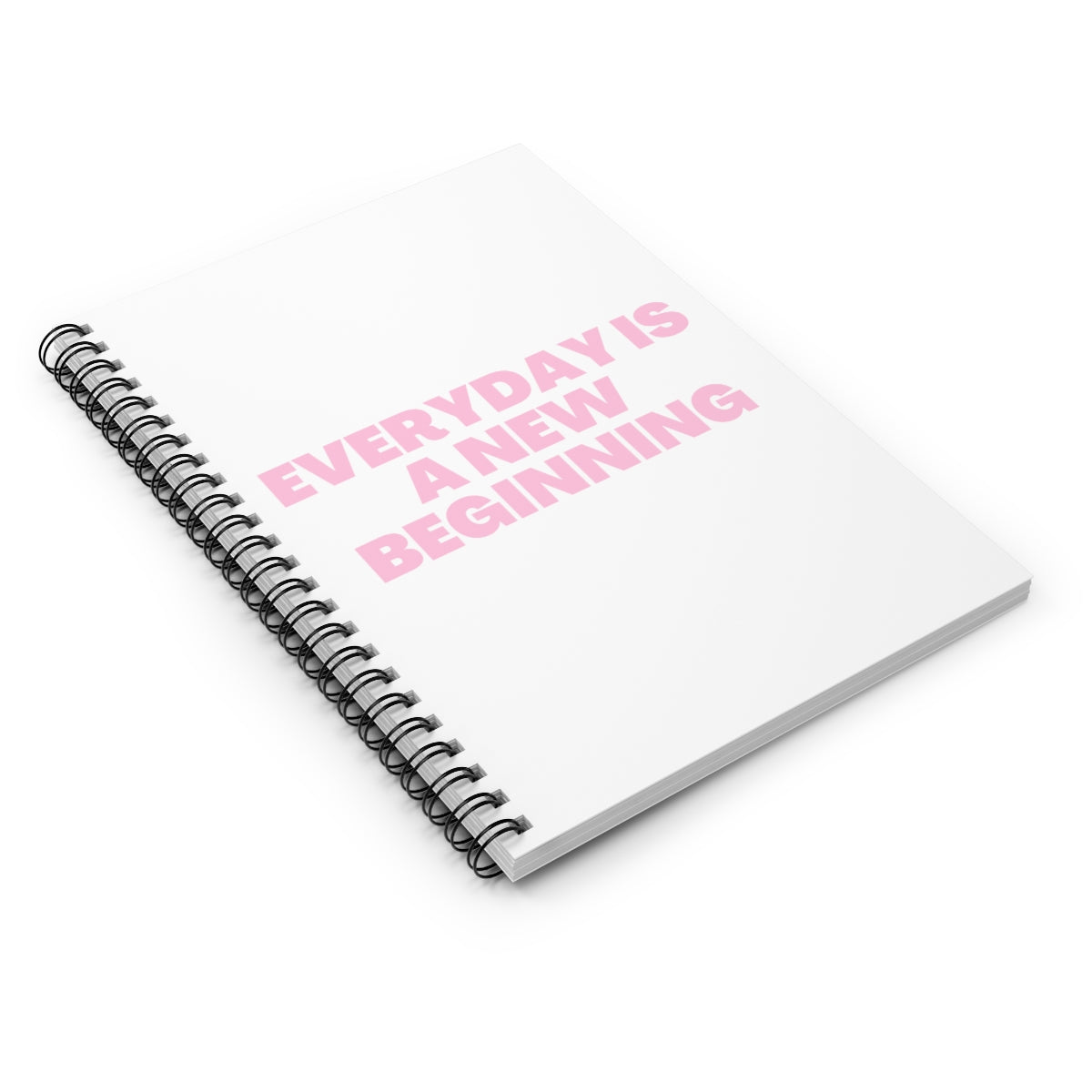 Everyday Is A New Beginning Motivational Durable Journal- Motivational Notebook, Inspirational Notebooks, Women’s Inspirational Journal, Self-Care Gift for Friends, Daily Motivational Journal