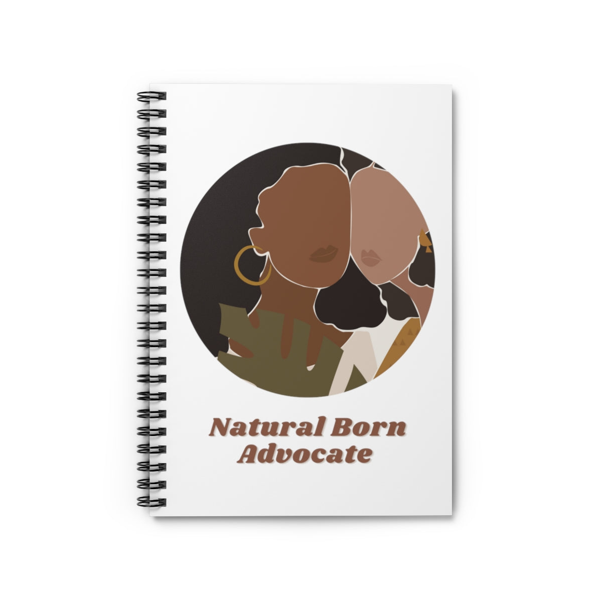 Natural Born Advocate Motivational Durable Journal- Motivational Notebook, Inspirational Notebooks, Women’s Inspirational Journal, Self-Care Gift for Friends, Daily Motivational Journal
