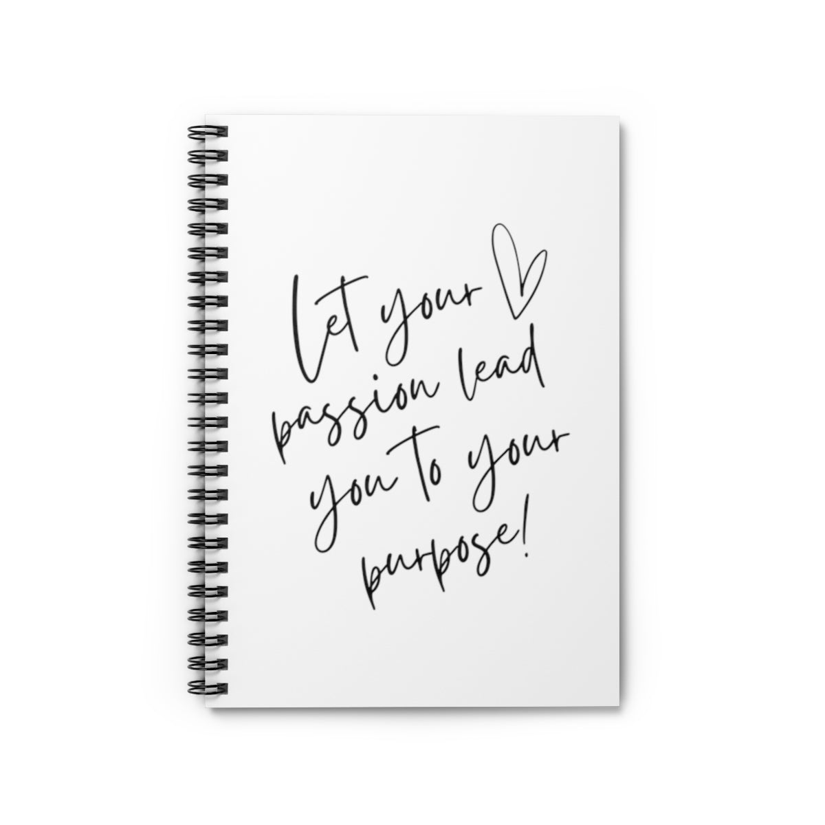 Let Your Passion Motivational Durable Journal- Motivational Notebook, Inspirational Notebooks, Women’s Inspirational Journal, Self-Care Gift for Friends, Daily Motivational Journal